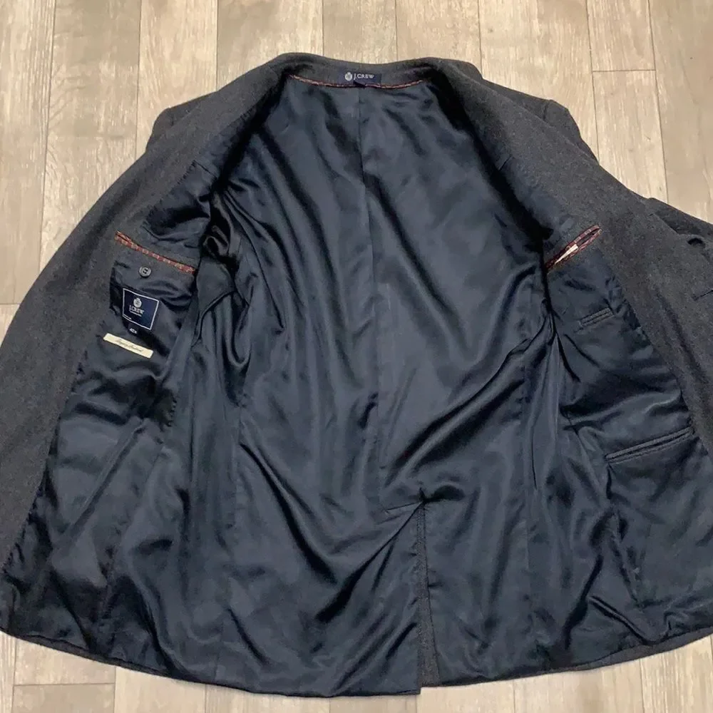 Mens J.‎ Crew Wool Blend Legacy Sports Coat Blazer